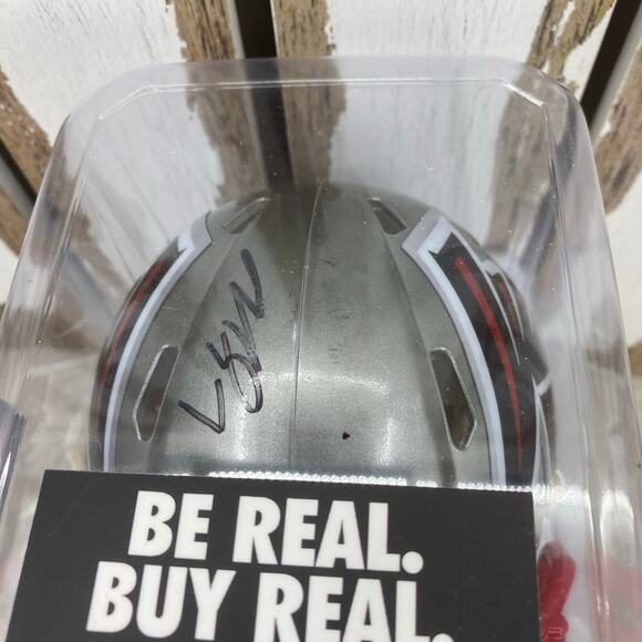 Michael Vick Autographed Atlanta Falcons Mini Helmet Flash Alternate Beckett - Picture 2 of 12